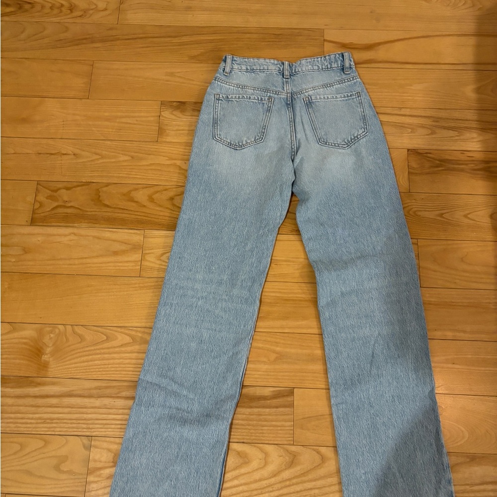 Garage Light Blue Straight Leg Jeans - Picture 2 of 3